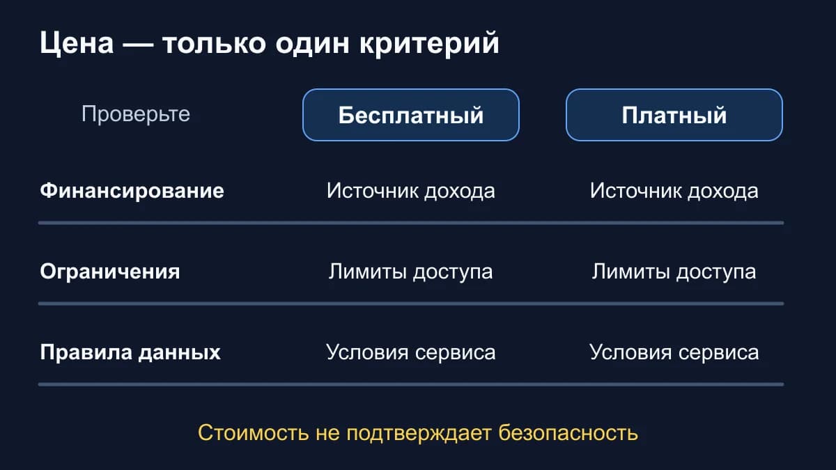 Бесплатный и платный VPN сравниваются по одним вопросам: финансирование, ограничения и правила обработки данных.